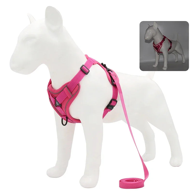 No-Pull Reflective Dog Harness & Leash Set